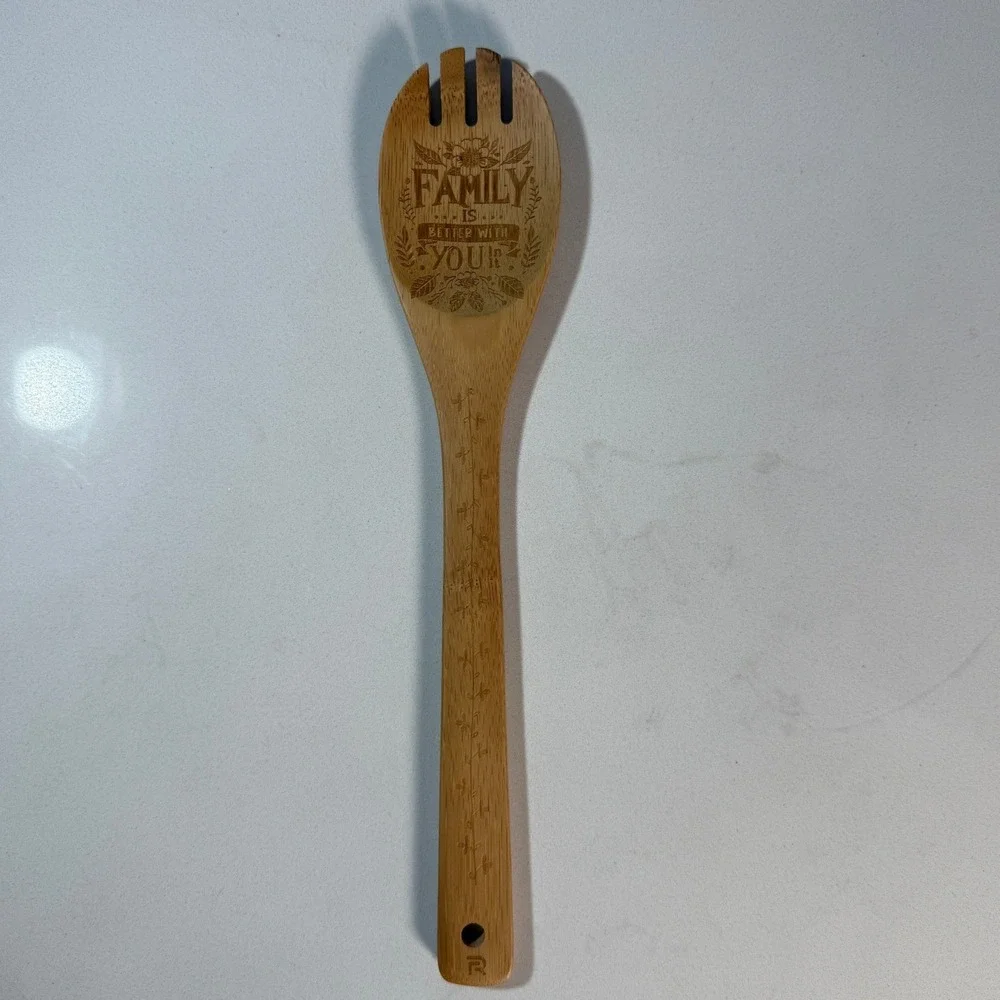 Riveria Bamboo Utensils Set Best Mother In Law Ever 6 Piece Cooking‎ Tools